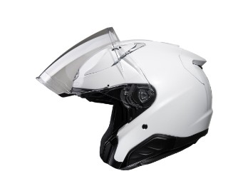 HJC Rpha 31 jet helmet pearle white with sun visor