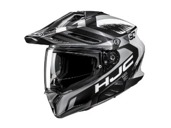 HJC RPHA 60 Quid MC-5 schwarz/weiss Adventure Helm mit Sonnenblende