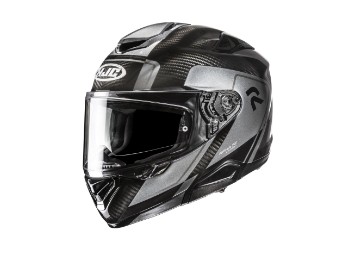 HJC RPHA 72 Carbon Fynex MC-5 schwarz Integral Helm mit Sonnenblende