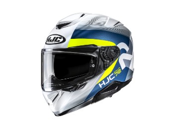 HJC RPHA 72 Phyta MC-3H gelb/blau Integral Helm mit Sonnenblende