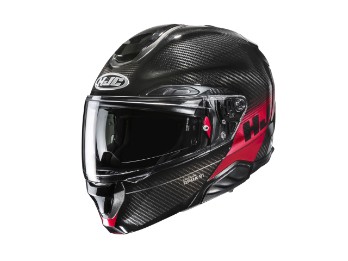 HJC RPHA 91 Carbon Elig MC-1 Klapp-Helm rot