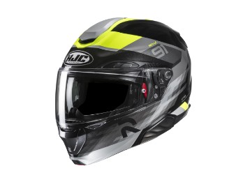 HJC RPHA 91 Madal MC3H gelb Klapp-Helm Sonnenblende