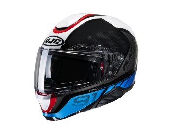 HJC Rrpha 91 Rafino MC-21 flip-up helmet blue/red with sun visor