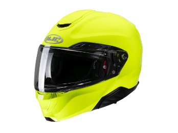 HJC Rrpha 91 flip-up helmet fluo-yellow with sun visor