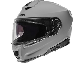 Schuberth S3 Concrete Grey helmet with sun visor