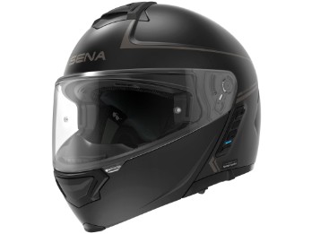 Sena Impulse flip-up helmet matt black with Bluetooth Headset Harman Kardon