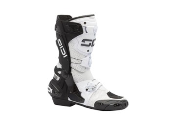 Sidi Rex AIR Racing Stiefel Weiß Schwarz