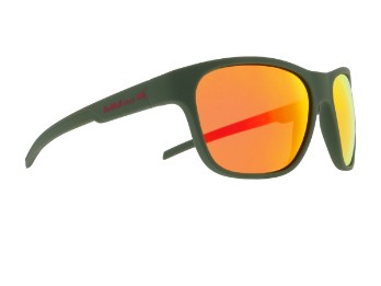 Sonic Sun glasses matt olive green red-mirrored CAT3 polarized