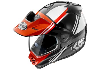 Arai Tour-X5 Adventure Helm Discovery Weiß/Rot/Schwarz