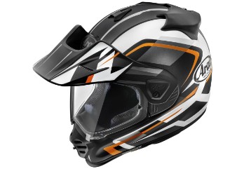 Arai Tour-X5 Adventure Helm Discovery Orange/Schwarz/Weiß