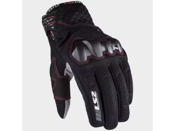 LS2 Chaki Man Gloves Summer Gloves Black