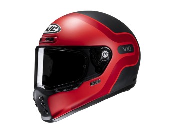 HJC V10 Grape MC-1SF Vintage Motorcycle Helmet red