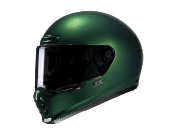 HJC V10 Retro Motorrad Helm Deep Green