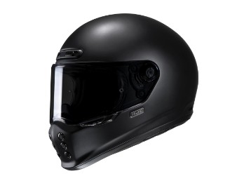 HJC V10 Retro Motorcycle Helmet flat black