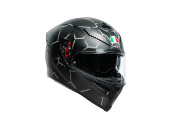 Agv K5 S Vulcanum Grau Sport/Touring Helm mit Sonnenblende