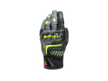 VR46 Sector Short Glove Black / Neon Yellow