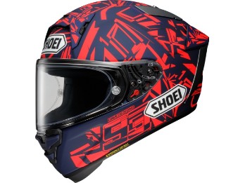 Shoei X-SPR Pro Dazzle TC-10 helmet blue/red