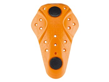 D3O CE Knee Protektor Level 1 with velcro orange