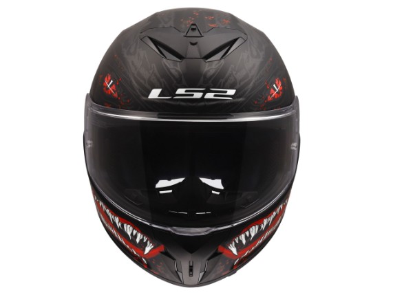 LS2 FF820 RAPID III KAIJU II BLACK RED WHITE  -  (5)