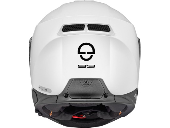 S3 Glossy White Back