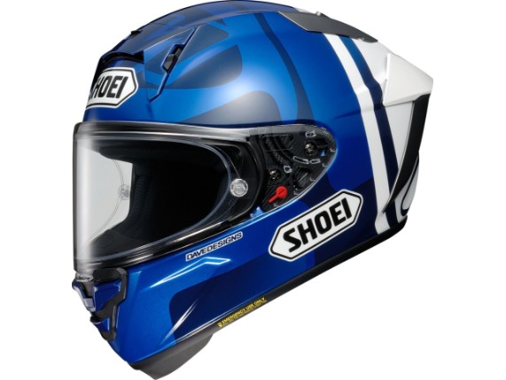 Shoei X SPR Pro Alex Marquez 73 V2 TC 2 Helm blau