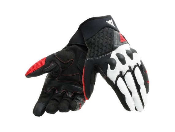x-moto-unisex-gloves black-white-red