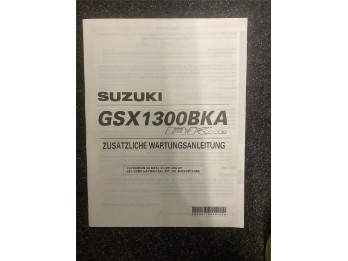 Zusätzliche Wartungsanleitung GSX1300BKA B-King