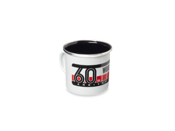 Emailletasse „60 Jahre MotoGP“ 2