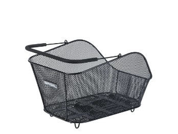 Fahrradkorb Basil Icon  schwarz - für den Gepäckträger mit MIK 2.0-System