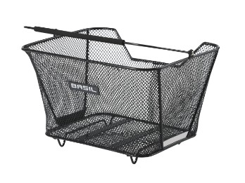 Fahrradkorb Basil Lesto  schwarz - für den Gepäckträger