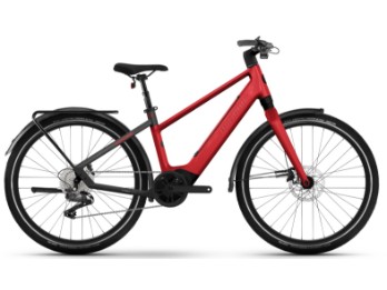 iRide Pure X10 - christal red black - 400Wh - Urbanbike - Shimano Cues 10-Gang