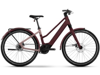 iRide Pure R5f - red velvet matt, rose tan matt - 400Wh - Urbanbike - Shimano Nexus 5-Gang