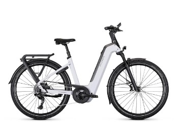 Endeavour 5 Advance - 800Wh - offwhite matt / diamondblack matt -Cityrad - Shimano Cues 10-Gang