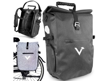 Fahrradtasche Valkental ValkPro 3in1 - space black