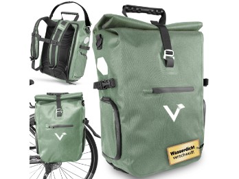 Fahrradtasche Valkental ValkPro 3in1 - grün