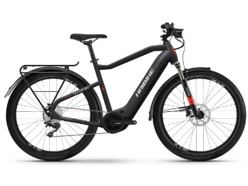 Trekking 6 - matte black red - 630Wh - High - Shimano Deore 10-G
