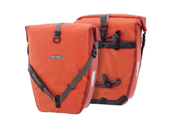 Fahrradtasche Ortlieb Back-Roller Plus - salsa-dark chilli - 2 Taschen