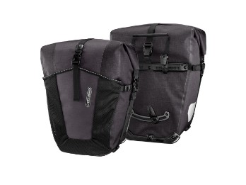 Fahrradtasche Ortlieb Back-Roller XL Plus - granite black - 2 Taschen mit extra viel Platz