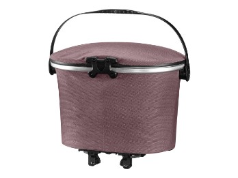 Fahrradkorb Ortlieb UpTown Rack Urban - Gepäckträgerkorb - ash rose