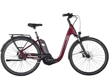 Kettler E-Comfort 5 RT- 500Wh – red matt - Cityrad - Shimano Nexus 5-Gang Rücktritt