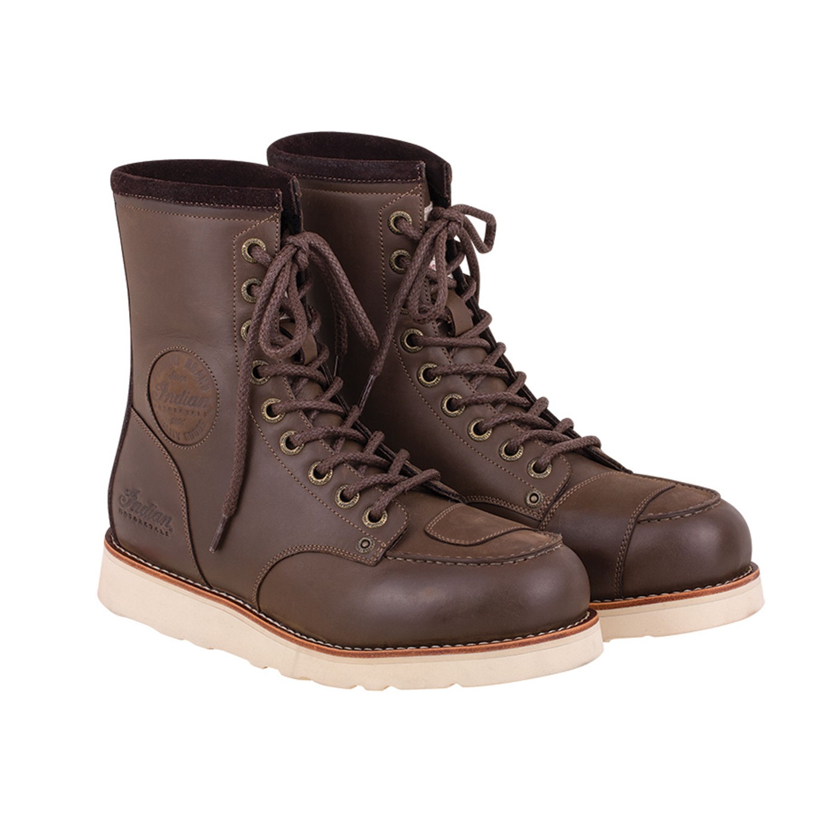 Indian Motorcycle Moccasin Boot Braun Herren