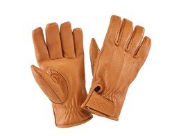 Motorrad Handschuh Deerskin Retro hellbraun Herren