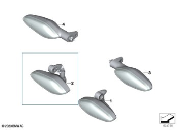 R18 LED-Blinkleuchte vorn, rechts