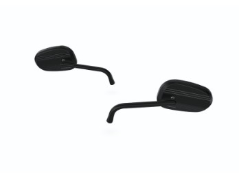 R18 Satz Spiegel, 2-Tone-Black