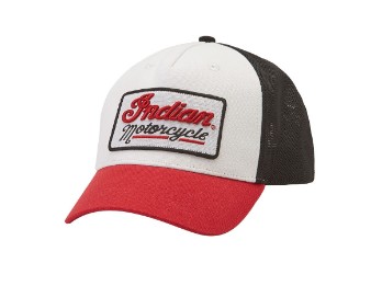 High Profile Trucker Cap rot/weiß/schwarz
