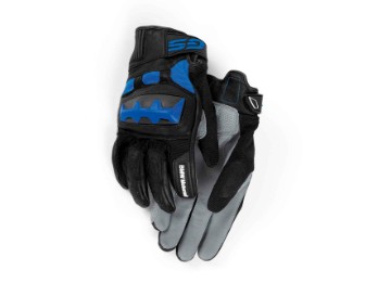 Handschuhe schwarz/blau/grau
