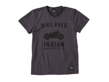Custom Bike Shed Scout Herren T-Shirt grau