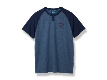 Munro Raglan Herren T-Shirt blau
