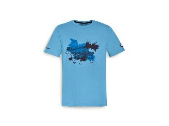 T-Shirt R1250 GS Bike blau