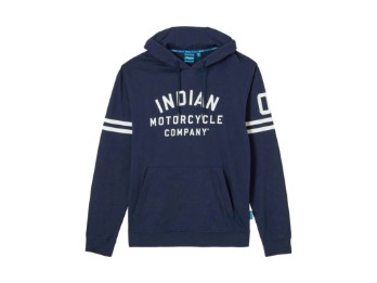 Herren Leichter Hoodie mit Ärmelaufdruck, Marineblau 